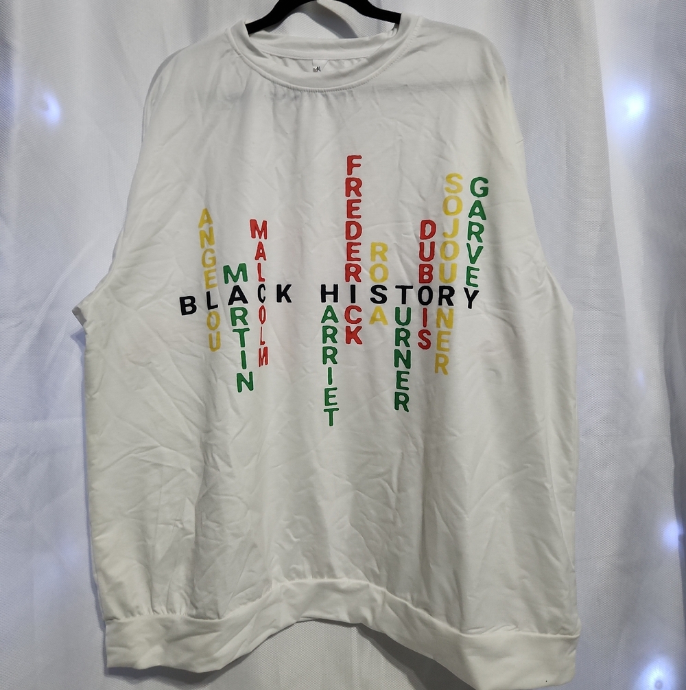 Black History Icons Graphic Print Sweatshirt - Sz 4xl